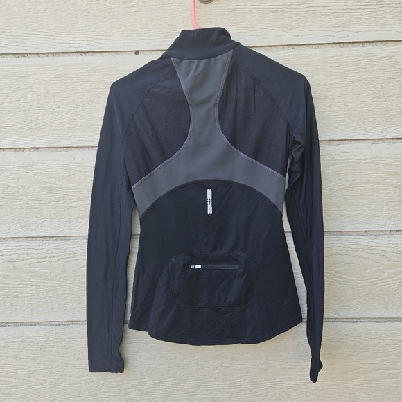 Sweaty Betty black and gray pullover quarter zip jacket XS - Picture 2 of 5